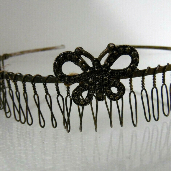 FINAL MARKDOWN lot of vintage Hair accessories BLACK DIAMOND metal +r bands - Picture 6 of 8
